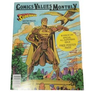 Comics Value Monthly Superman Memorial Issue with Poster 1992 Special #2
